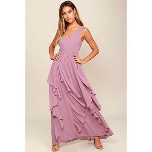 “Simply Sweet” Mauve Maxi Dress